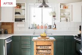 Before And After See How 70 Transforms This Dark Kitchen Kitchen Renovation Kitchen Cabinets Before And After New Kitchen Cabinets