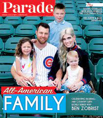 Benjamin thomas zobrist oakland athletics traded ben zobrist and cash to kansas city royals for rhp aaron brooks. Ben Zobrist And Family Featured In Sunday Parade Magazine Cover Story Sports Journal Star Peoria Il