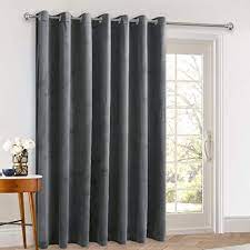 Choose from numerous shades of grey velvet curtains. Amazon Com Stangh Velvet Curtains 108 Inches Long Grey Blackout Room Divider Curtain Portable Backdrop Curtains Privacy Grommet Drapes For Office Loft Hall Large Window Grey 8 X 9 Ft 1 Panel Kitchen Dining