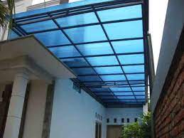 Contoh kanopi baja ringan minimalis. Contoh Foto Atap Kanopi Rumah Minimalis Eksterior Rumah 1500