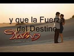 Quiere que sienta admiración por ella. La Fuerza Del Destino Marc Antony Y Sandra Echeverria Letra Lyrics Youtube