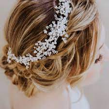 mimosa pearl headpiece hair vine bridal accessories make a easy hairstyle
