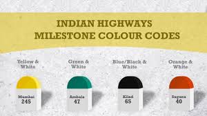 Why Do Indian Roads Have Coloured Milestones Education