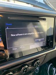 Apple valley toyota shows you how to link your smartphone apps to your entune account. Entune Head Unit Update Issue Not Compatible Tacoma World