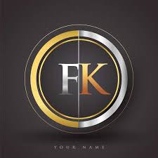 Rk r k letter logo design stock vector (royalty free) 1759322285. K F Letter Royalty Free Stock Illustrations And Vectors Stocklib