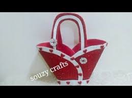 من الفوم اعملى احلى شنطة هدايا بكل سهولة diy basket from foam eva youtube ted baker icon bag tote bag crafts