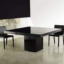 While all tables offer a basic level surface, the design options are practically endless. Beech Dining Table In 2021 Square Dining Tables Contemporary Square Dining Tables Dining Table Black