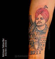 Sidhu Moosewala Tattoo By Ktb Tattooz Kohinoor Tattoo Bar Punjab Patiala Tattoos Mom Tattoos Tattoo Mom And Dad