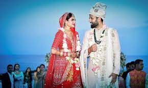 What is this message about? Nusrat Jahan And Nikhil Jain Are Married