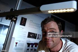 Designer Jake Dyson, pictures with his design products, at Gurus shop...  News Photo