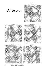 This article will explain how to obtain a printable crossword puzzle with answer key and how you can get it free. Pocket Puzzle Word Finds Puzzle Book Word Search Volume 204 Kappa Books Publishers 9781559938662 Amazon Com Books
