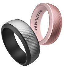 Ikonfittness 2 Colors Men Women Silicone Ring Wedding Band Sport Gym Gift Ri Silicone Rings Wedding Bands Silicone Wedding Ring Men Silicone Wedding Ring Women