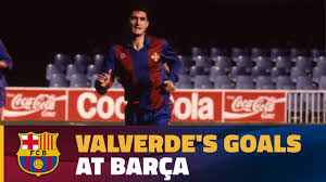 He has destroyed our tradition and philosophy many barça fans don't understand this. New Barca Coach Ernesto Valverde In Action In His Previous Spell At The Club As A Player Youtube