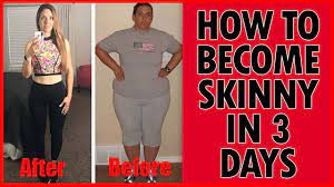 How To Become Skinny In 3 Days - Youtube