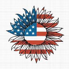 Download Sunflower Svg American Flag Sunflower American Flag Sunflower Svg Sunflower Flag Svg American Flag Svg Military