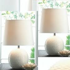 Hotellampsstore 5 out of 5 stars (13) $ 178.00 free shipping add to favorites retro table lamp with lampshade, pleated lampshade desk lamp, ceramic vintage bedside table lamp. Fairfax Contemporary Textured Round White Ceramic Table Lamp With White Shade Lamps Lighting Ceiling Fans Home Garden