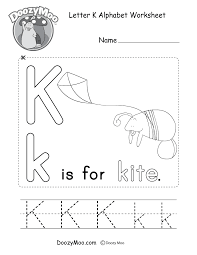Practice everything from letter recognition to letter tracing and so much more using these fun, printable . Letter K Alphabet Activity Worksheet Doozy Moo
