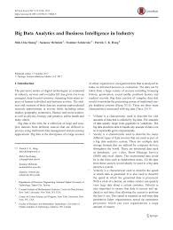 Enterprise products partners lp will report earnings from the most recent quarter on may 3.wall street analysts predict earnings per share of $0.4. Pdf Big Data Analytics And Business Intelligence In Industry