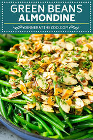 Green beans, bleached wheat flour, water. Green Beans Almondine Dinner At The Zoo