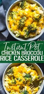 Healthy Chicken Broccoli Rice Casserole Eating Instantly Recipe Instant Pot Recipes Chicken Chicken Broccoli Rice Instant Pot Dinner Recipes