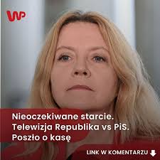 Awantura na antenie TV Republika. Posłanka PiS Joanna Lichocka zaapelowała,  by widzowie, zamiast wpłacać pieniądze na konto tej stacji, przelewali je  konto PiS.