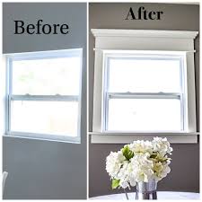 How To Build Diy Fancy Window Trim The Lazy Girl Way Home Home Upgrades Home Remodeling
