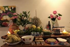 Lễ cúng vào ngày mồng một (lễ sóc) và lễ cúng vào chiều tối ngày rằm (lễ vọng) thường là lễ chay: VÄn Kháº¥n Nom Bai Cung Kháº¥n Gia Tien Vao Ngay Ráº±m Va Mung 1