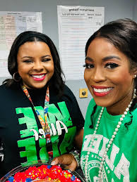 I'm continuing to celebrate my birthday at work! A big thank you to  Ms.Youngblood,our Read 180 specialist from the district office, for  thinking of me