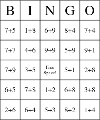 Bingo game cards can be customized to meet the needs of many different situations. Addition Bingo You Can Also Make Your Own Cards Biblejskie Igry Bingo Obuchenie Detej