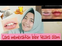 Bibir Merah Tanpa Efek Samping Cara Memerahkan Bibir Secara Alami Menggunakan Gula Dan Madu Youtube