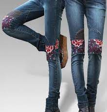 One Way To Make Jeans Longer I Don T Know With A Better Fabric I Used To Always Wear Tall Boots To Hide Embroidery Jeans Jacket Pants For Women Long Jeans