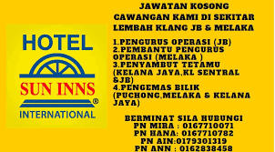 Pembantu tadbir gred n19 kelayakan: Jawatan Kosong Di Sun Inns Hotel Sun Inns International Facebook