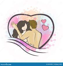 Romantic sex cartoon