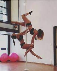 Learning to pole dance at home with online classes is far more flexible and cheaper! Polefitness Dynamicstretching Pole Dancing Pole Dancing Fitness Pole Dance Moves