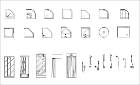 You will find for yourself rectangular bathtubs, toilet bowls, urinals, washbasins and much more. Bathroom Blocks Shower Free Autocad Blocks Drawings Download Center