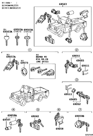 Price from 33.78 usd, weight 0.252 kg, genuine parts. Lock Cylinder Set For 1999 2007 Toyota Land Cruiser Fzj79 U S A Sales Region 17812590 917176