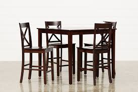Compact table, breakfast bars and chairs at argos. Percy 5 Piece Counter Set Living Spaces