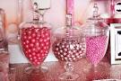 Plastic candy containers for candy buffet