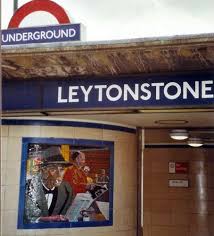 Alfred Hitchcock Themed Mosaic At Leytonstone Station On The Central Line London Underground London Transport Underground