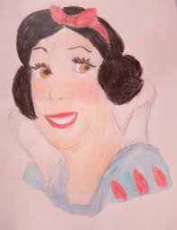 Inspired by, 'Snow White' I used pencils