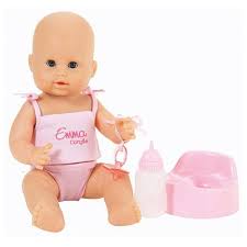 Corolle 14 Inch Mon Classique Emma Drink And Wet Bath Baby Doll Potty Training Dolls Baby Bath Toys Baby Dolls