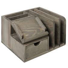 Contact lumber and wood executives within industries like: Mygift Vintage Grey Wooden Desktop Organizer With Sticky Note Pad Holder Mail Sorter Office Products Office School Supplies
