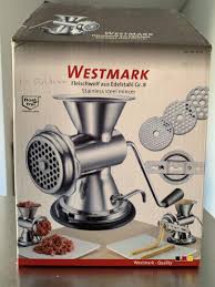 Der fleischwolf ermöglicht die schnelle produktion von hackfleisch und anderen wurstwaren. Westmark Stainless Steel Meat Mincer Home Appliances Kitchenware On Carousell
