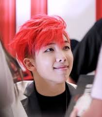 Eye Candy 23 More Idols Who Rocked Red Hair Bts Hair Colors Namjoon Kim Namjoon