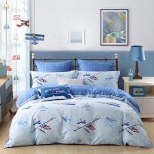 Dreading that long haul flight survive flights with kids by making it easier for them to sleep on planes. Kids Airplane Print Funny Preppy Style Twin Full Queen Size Bedding Sets In Red White And Blue Hipsterbedding Com