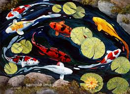 You can even train them to eat from your hand. Koi And Feng Shui Paintings