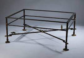 Shop wrought iron glass top table at bellacor. Wrought Iron Coffee Table In Brown Bronze Distressed Gold Highlights With Glass Top T3151 Tyson Decorative Lighting And Bespoke Furniture