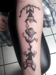 Monkey Tattoo Monkey Tattoos Tattoos For Kids Baby Tattoos