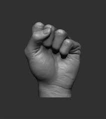 Fist Printable 3d Print Model Cizim Teknikleri
