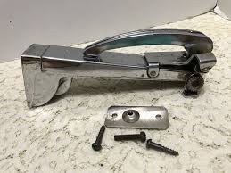 Vintage Ekco Flint Art Deco 50 S Chrome Wall Mount Can Opener Plate For Parts Ekco Vintage Can Opener Plates